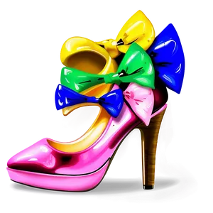 Bow High Heels Png Nbl PNG Image