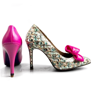 Bow High Heels Png Wse3 PNG Image