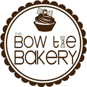 Bow Tie Bakery Logo PNG Image