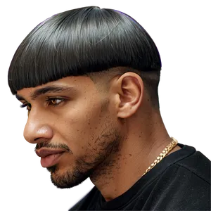 Bowl Cut With Fade Png Egb PNG Image