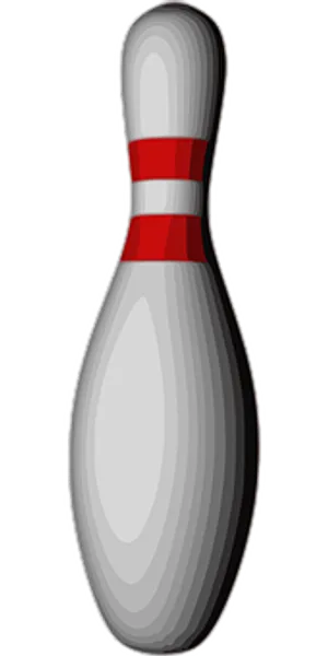 Bowling Pin Isolatedon Black Background PNG Image