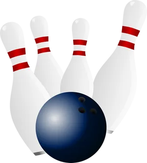 Bowling Strike Setup PNG Image