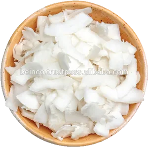 Bowlof Coconut Flakes PNG Image