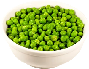 Bowlof Fresh Green Peas PNG Image