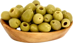 Bowlof Green Olives PNG Image