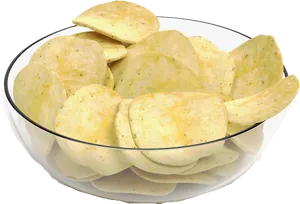 Bowlof Potato Chips PNG Image