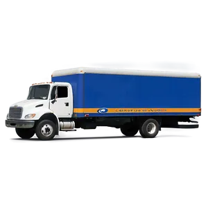 Box Truck With Logo Png Omh95 PNG Image