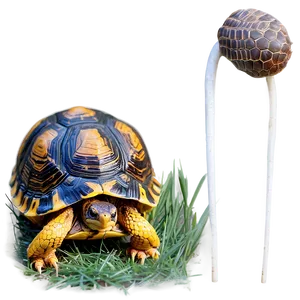 Box Turtle In Grass Png Ogi PNG Image