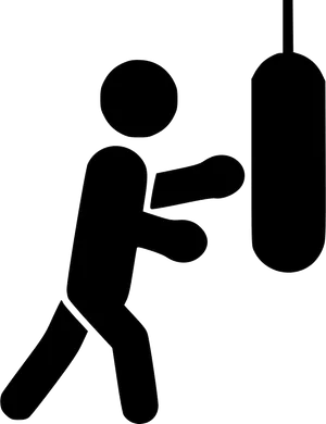 Boxing Training Icon PNG Image