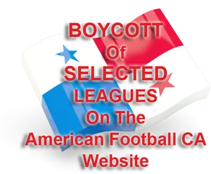 Boycott Selected Leagues American Football C A PNG Image