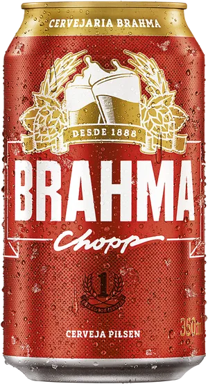 Brahma Beer Can Design PNG Image