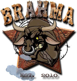 Brahma Bull Logo Established2010 PNG Image