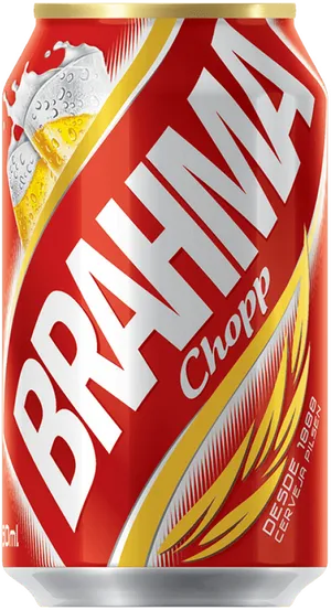 Brahma Chopp Beer Can PNG Image