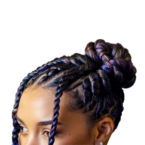 Braided Ponytail Look Png Ltj PNG Image