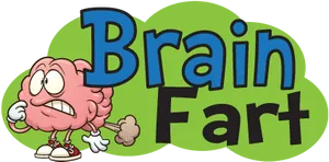 Brain Fart Cartoon Graphic PNG Image