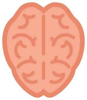 Brain Icon Graphic PNG Image