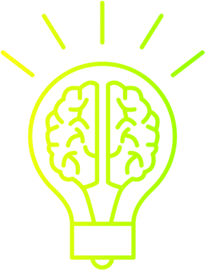 Brain Lightbulb Innovation Concept PNG Image