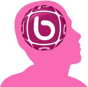 Brain Music Connection Graphic PNG Image