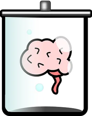 Brainina Jar Cartoon PNG Image