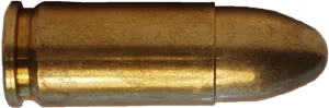 Brass Bullet Cartridge PNG Image