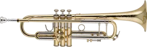 Brass Trumpet Isolatedon Transparent Background PNG Image