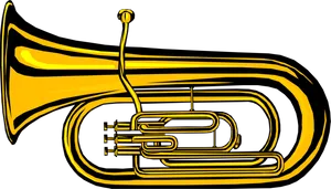 Brass_ Tuba_ Illustration PNG Image