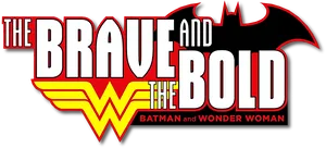 Braveand Bold Batman Wonder Woman Logo PNG Image