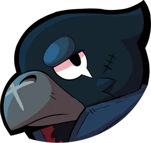 Brawl Stars Crow Character PNG Image