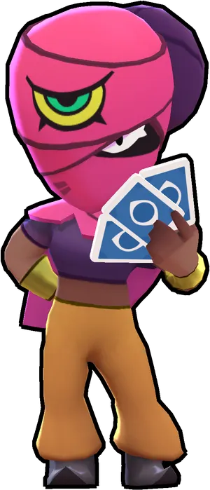 Brawl Stars Tara Character Pose PNG Image