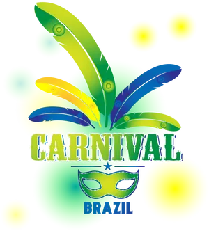 Brazilian Carnival Festive Graphic PNG Image