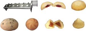 Bread Productionand Varieties PNG Image