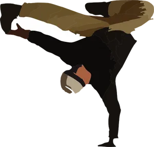 Breakdancer Handstand Freeze.png PNG Image