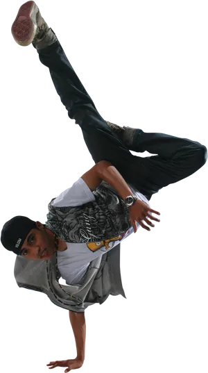 Breakdancer In Action.png PNG Image