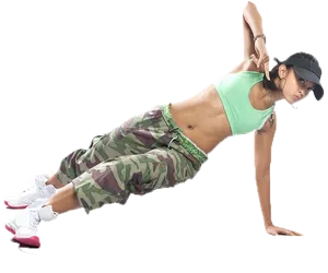 Breakdancer_ Performing_ Freeze_ Move.png PNG Image