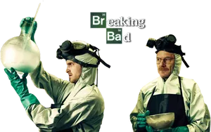 Breaking Bad Charactersin Lab Gear PNG Image