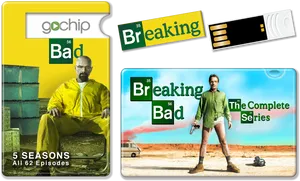 Breaking Bad Complete Series Memory Devices PNG Image