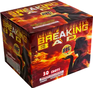 Breaking Bad Fireworks Packaging PNG Image