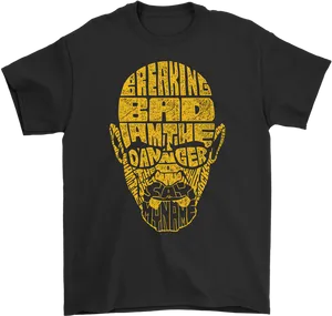 Breaking Bad Heisenberg T Shirt Design PNG Image