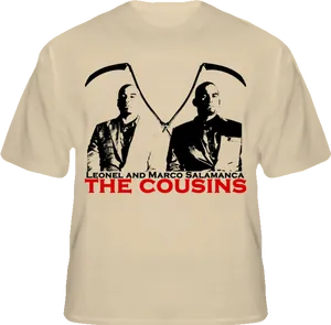 Breaking Bad The Cousins T Shirt Design PNG Image