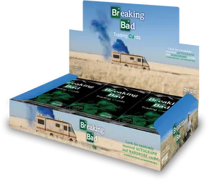 Breaking Bad Trading Cards Box PNG Image