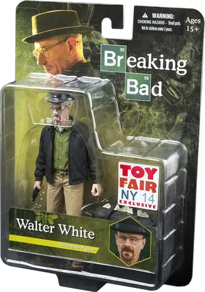 Breaking Bad Walter White Collectible Figure PNG Image