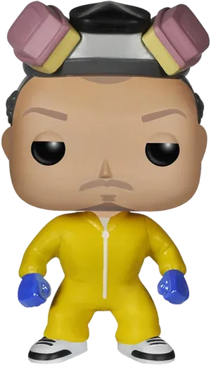 Breaking Bad Yellow Hazmat Funko Pop PNG Image