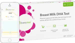 Breast Milk D H A Test Kit Everly Well PNG Image