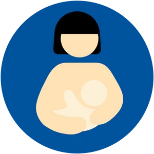 Breastfeeding Motherand Child Icon PNG Image