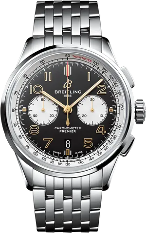 Breitling Chronometer Premier Watch PNG Image