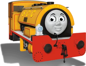 Brendam Bay Sodor Searchand Rescue Engine PNG Image