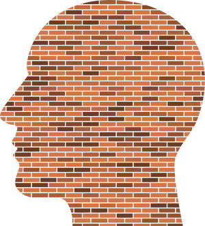 Brick Silhouette Profile PNG Image