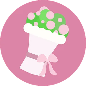 Bridal Bouquet Icon PNG Image