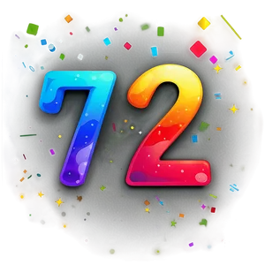 Bright 123 Numeric Design Png 06272024 PNG Image