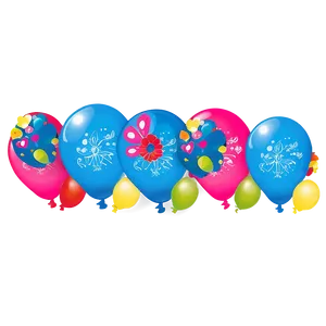 Bright Blue Balloons Png Afe84 PNG Image